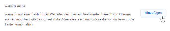 Screenshot: KatalogPlus als Suchmaschine in Chrome hinzufügen 1
