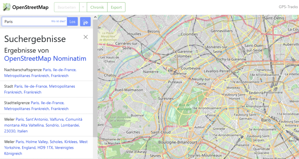 Screenshot: OSM als Suchmaschine in Firefox hinzufügen 4